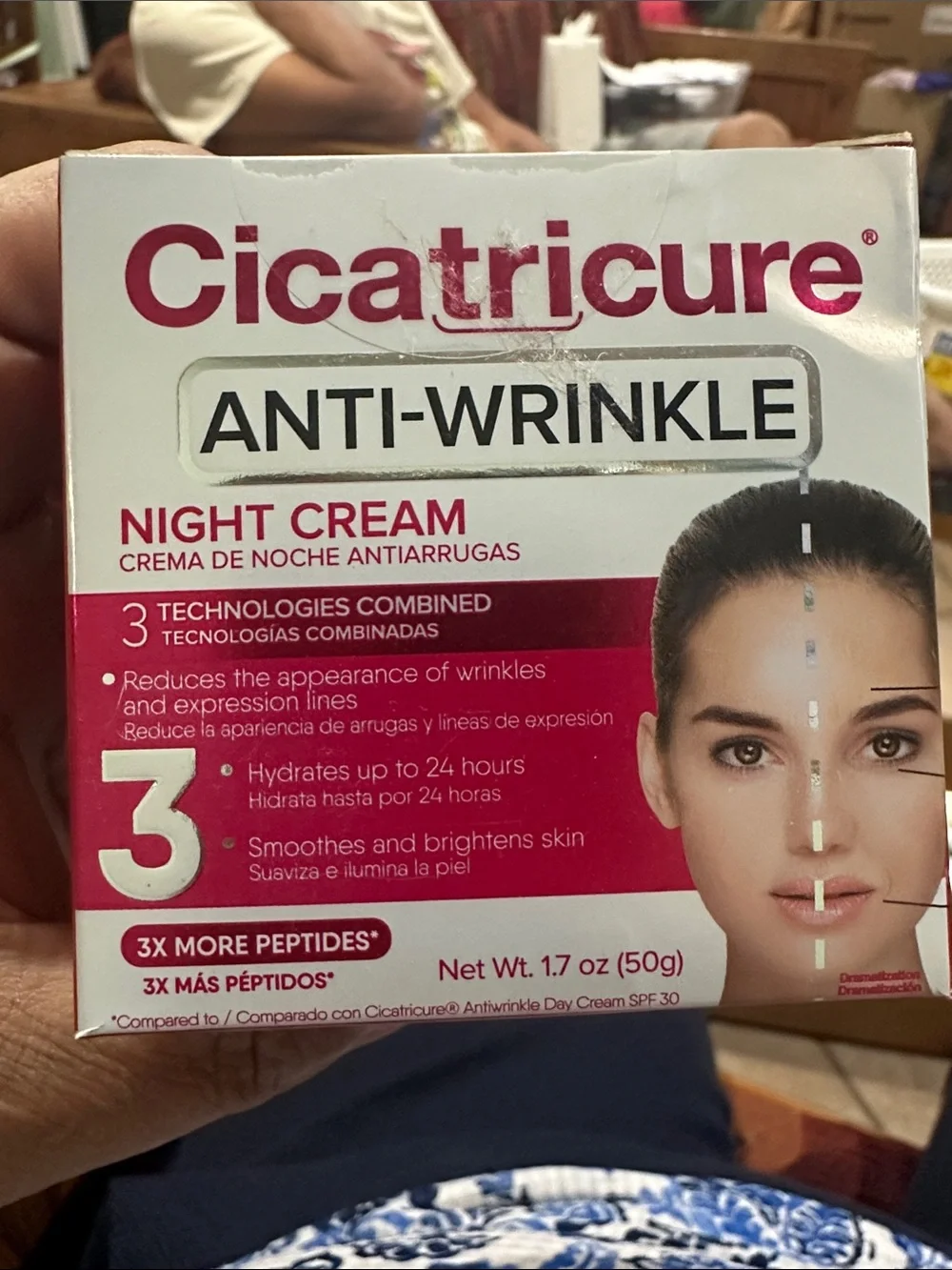 Cicatricure Night Cream, Anti-Wrinkle 1.7 fl oz.